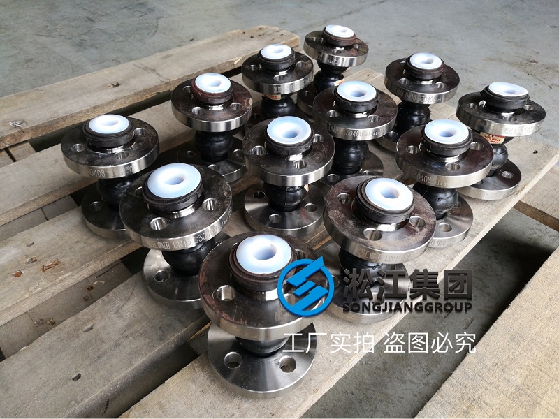 DN15雙球橡膠接頭耐強酸長什么樣？